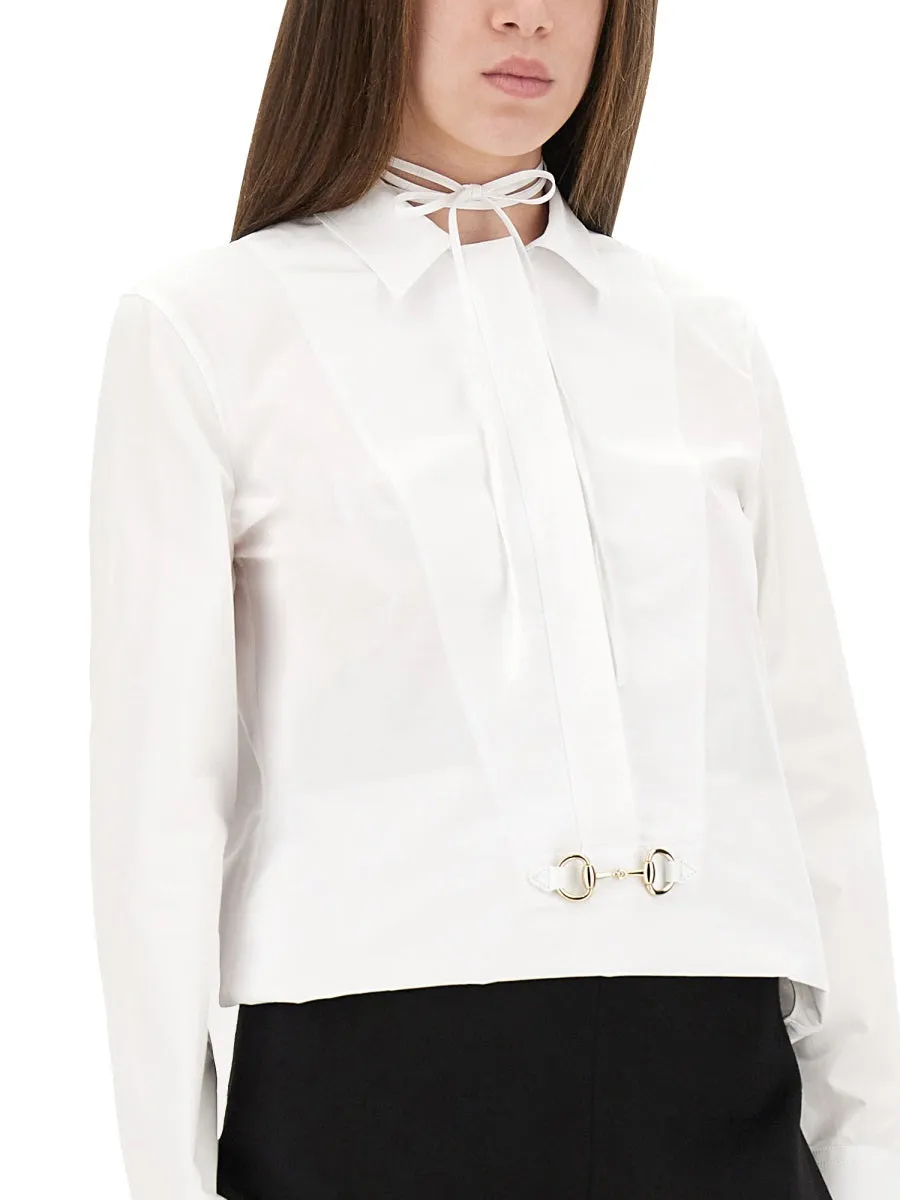 Cotton Poplin Shirt With Clamp sold by Wanan Luxury product image thumbnail 4
