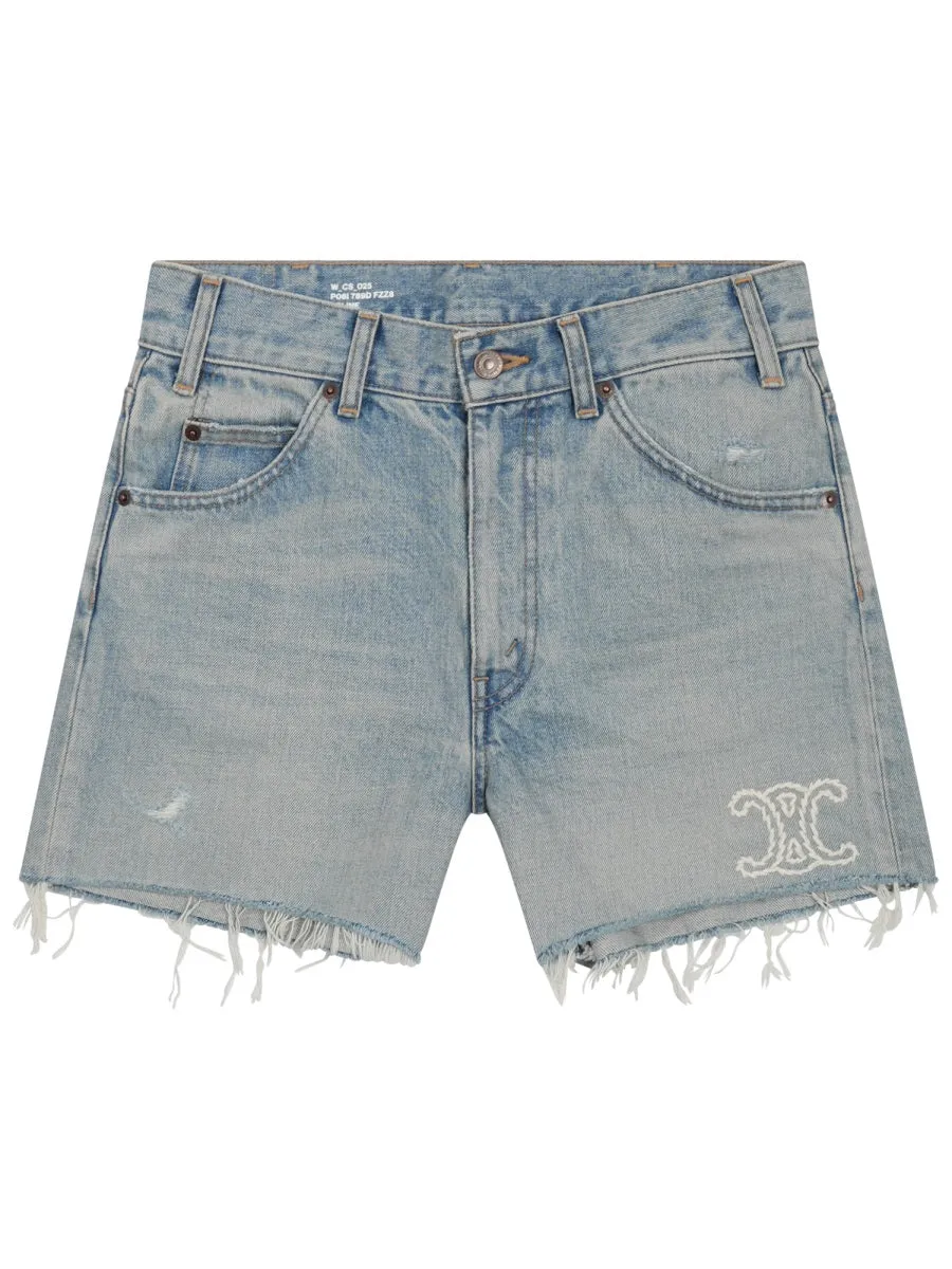 Shorts With Logo Embroidery sold by Wanan Luxury