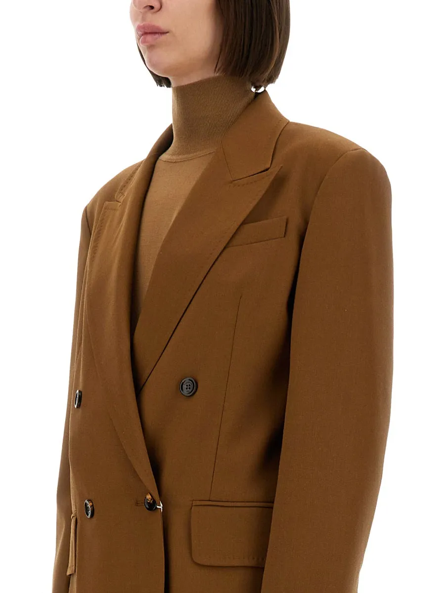 Wool Blend Double-Breasted Jacket sold by Wanan Luxury product image thumbnail 4