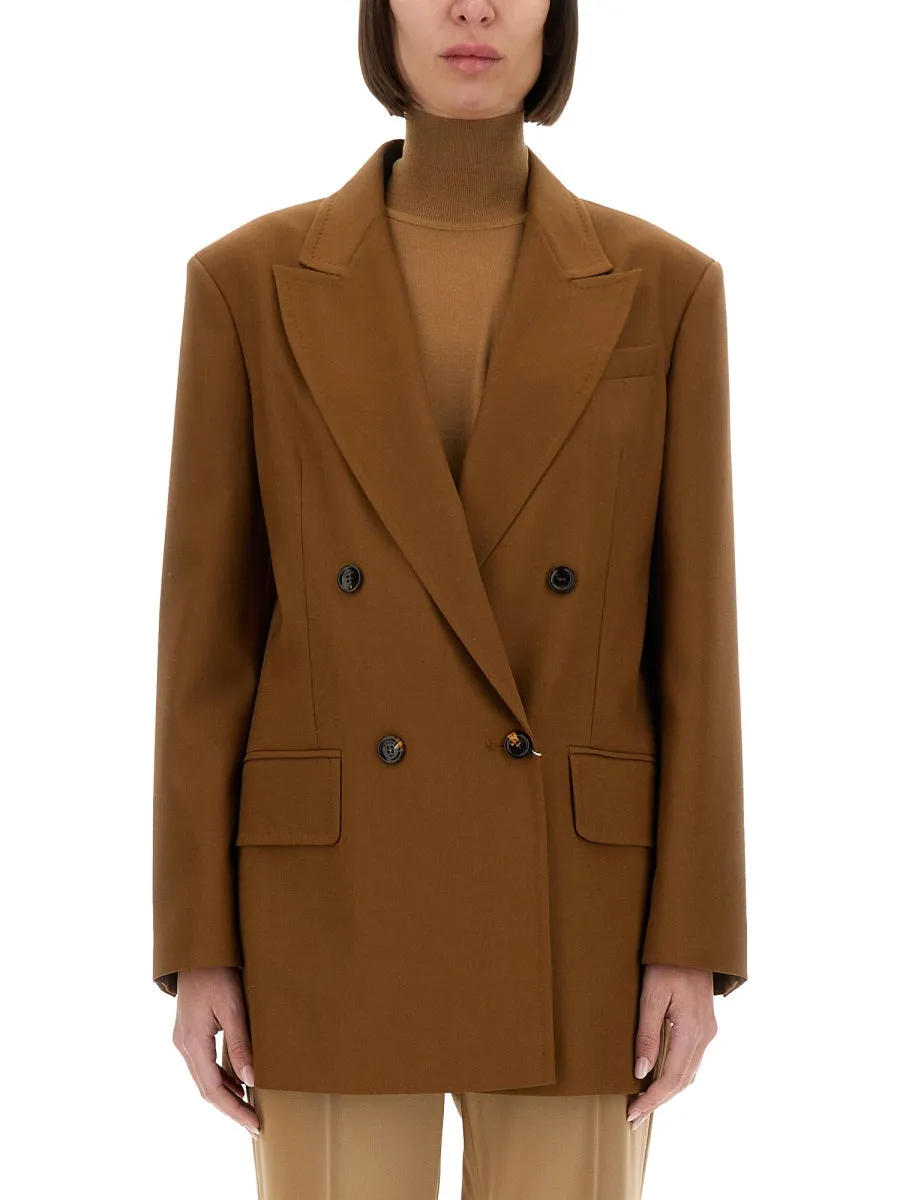 Wool Blend Double-Breasted Jacket sold by Wanan Luxury