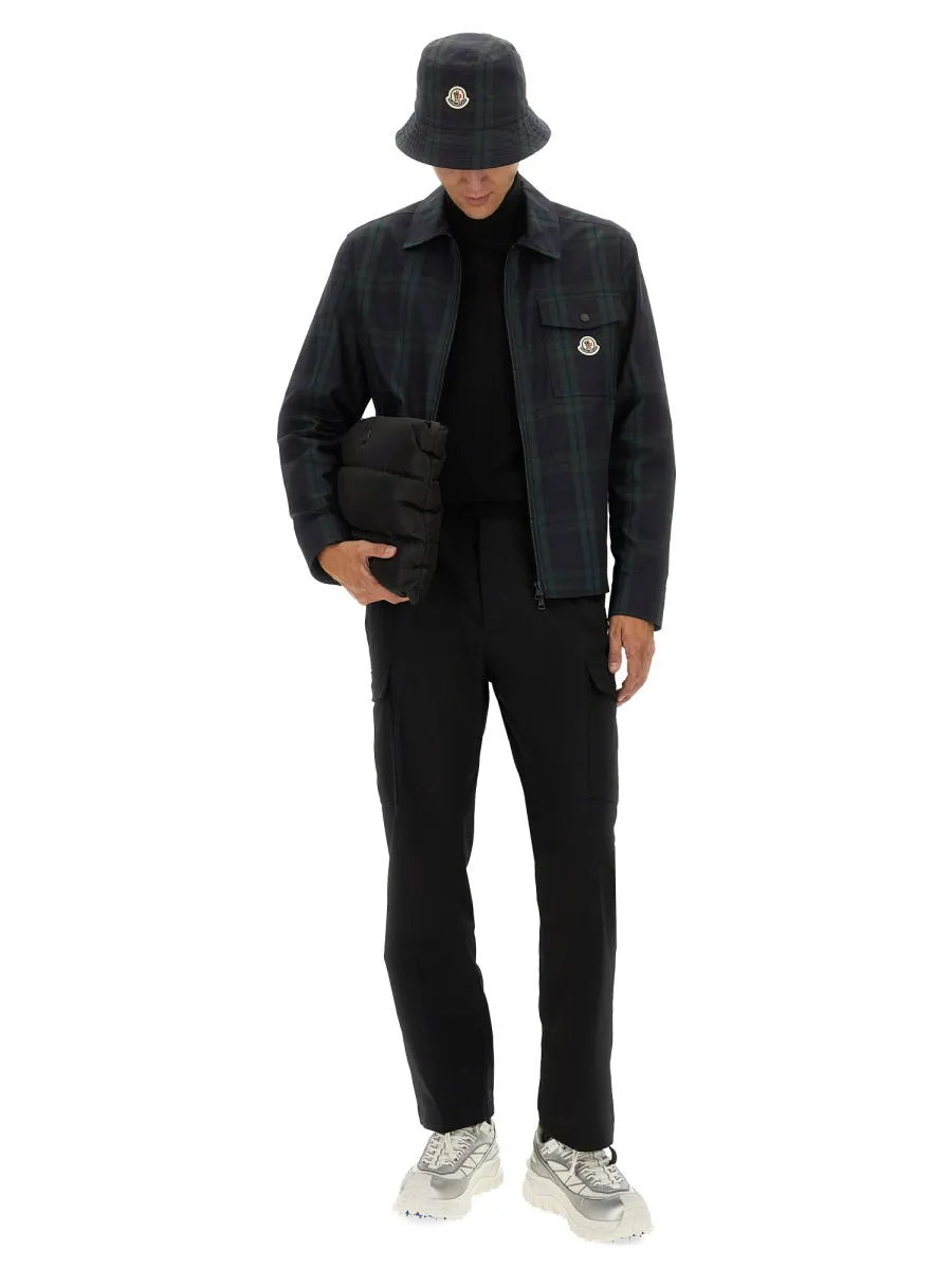 Checked Cotton Gabarine Shirt Jacket sold by Wanan Luxury product image thumbnail 2