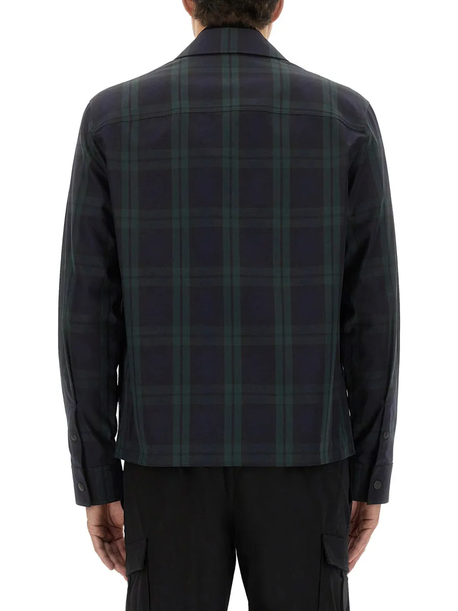 Checked Cotton Gabarine Shirt Jacket sold by Wanan Luxury product image thumbnail 3