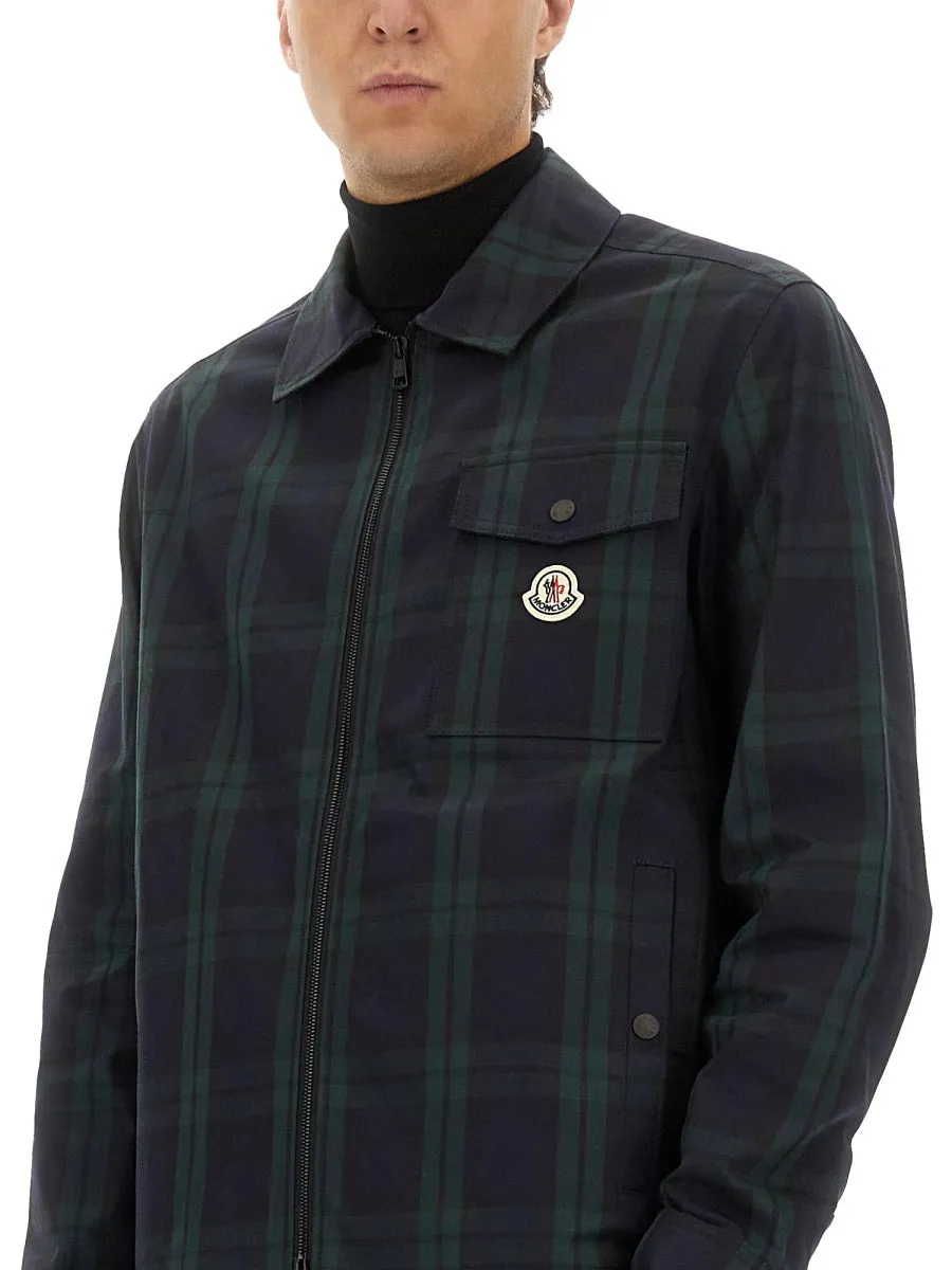 Checked Cotton Gabarine Shirt Jacket sold by Wanan Luxury product image thumbnail 4