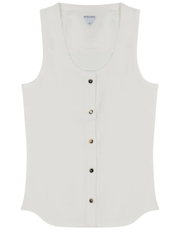 Top With Buttons made by Bottega Veneta