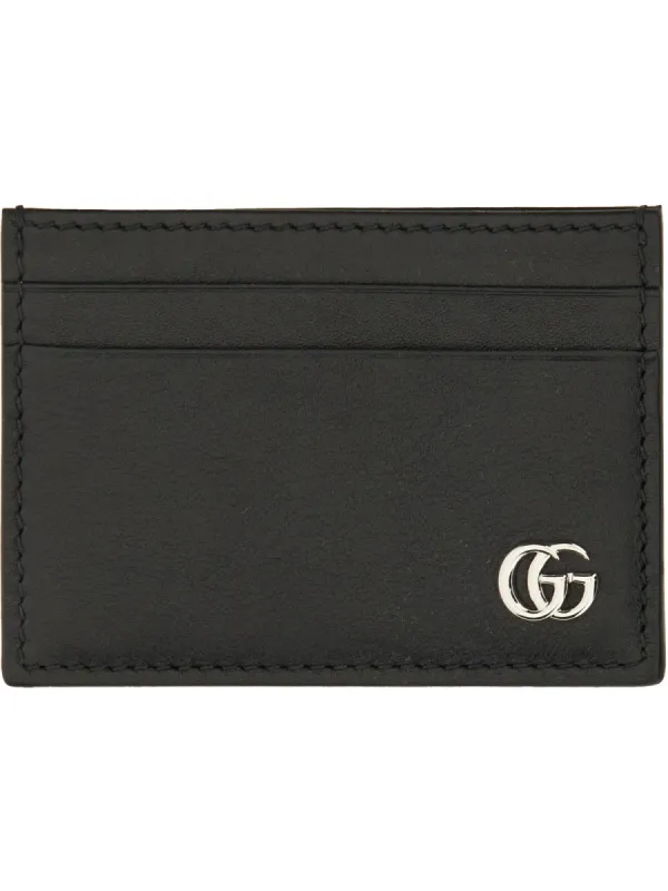 "Gg Marmont" Card Holder With Money Clip made by Gucci