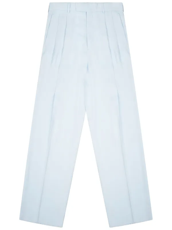 Silk Blend Tailored Pants made by Bottega Veneta