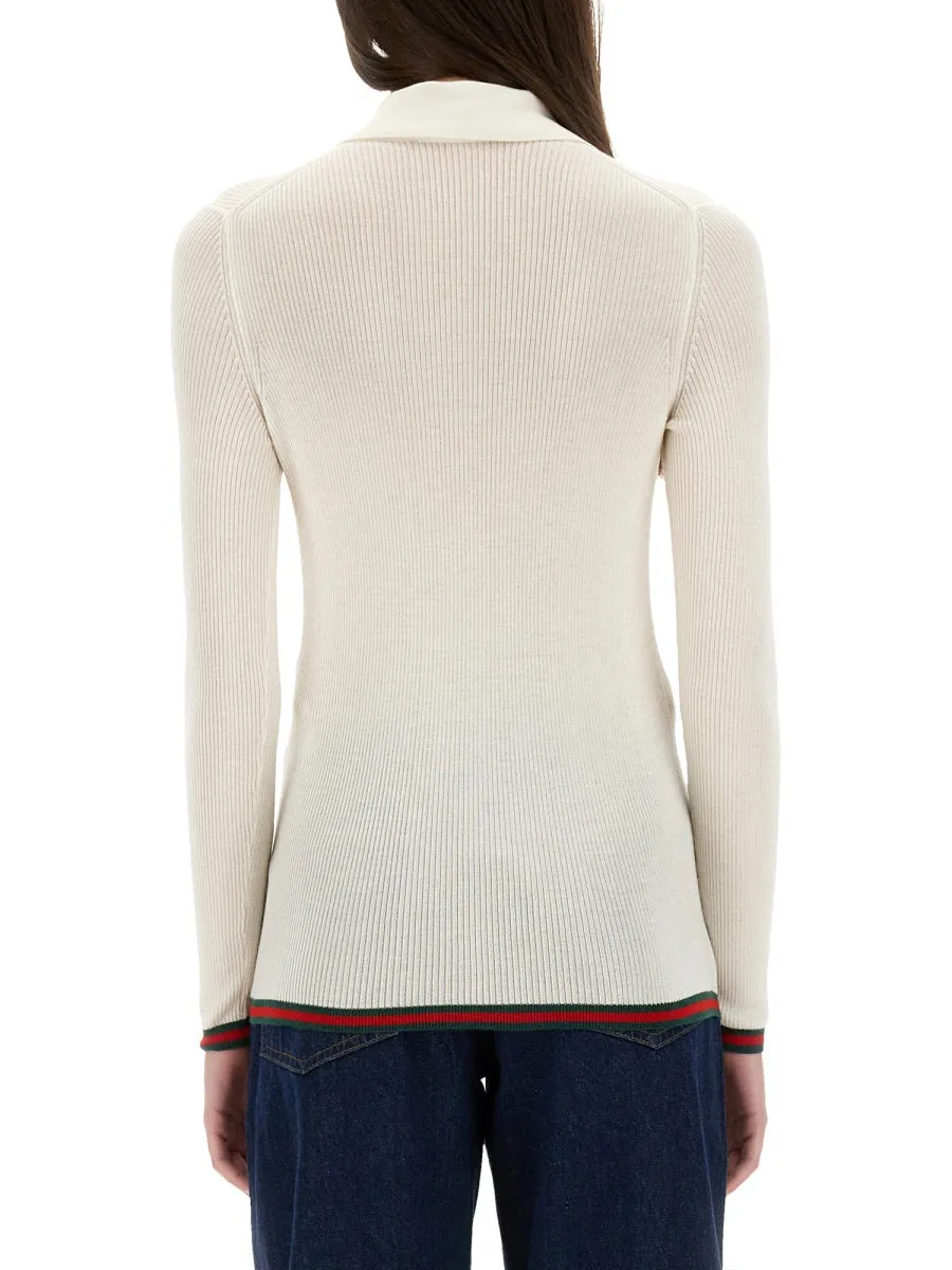 Cashmere And Silk Polo Shirt sold by Wanan Luxury product image thumbnail 3