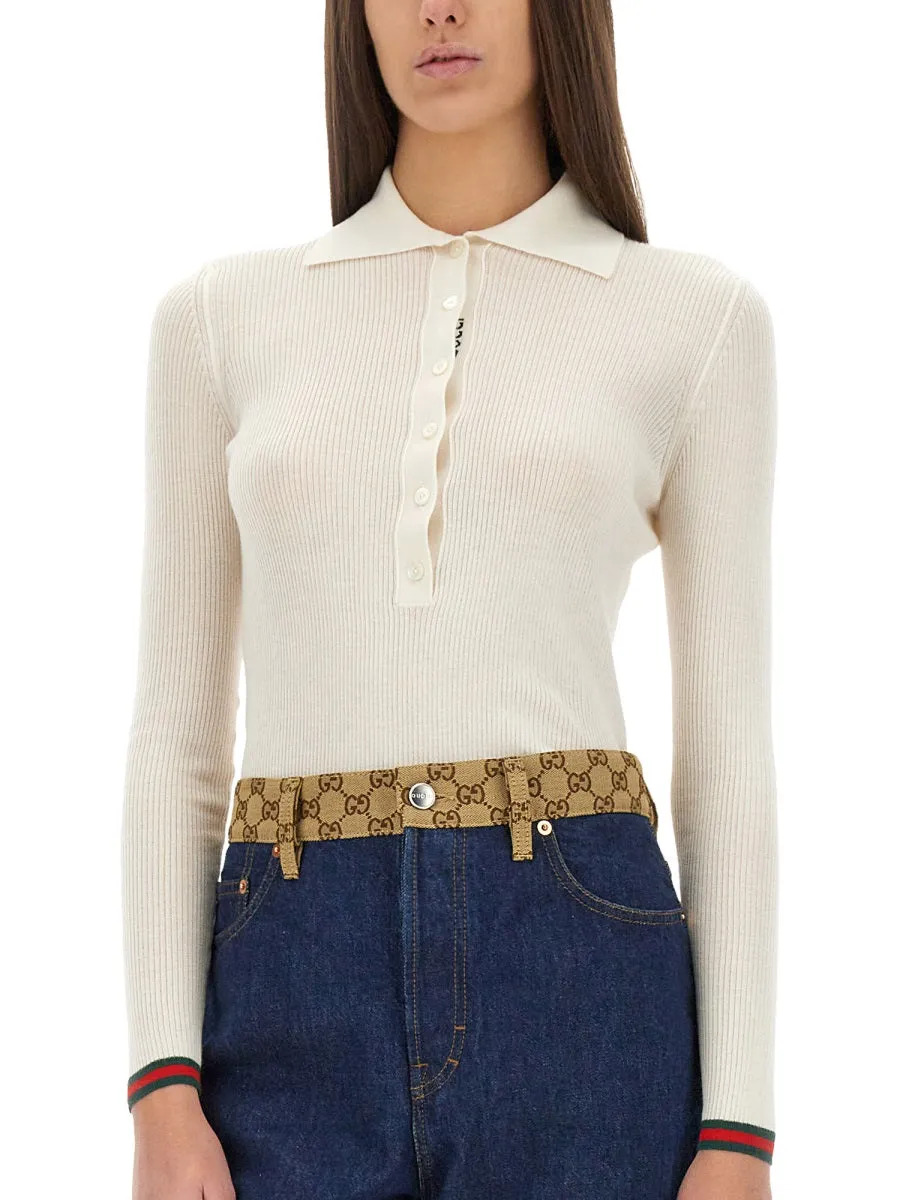 Cashmere And Silk Polo Shirt sold by Wanan Luxury product image thumbnail 4