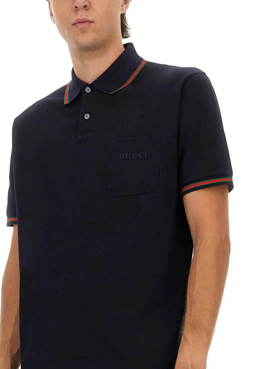 Embroidered Polo Shirt sold by Wanan Luxury product image thumbnail 4