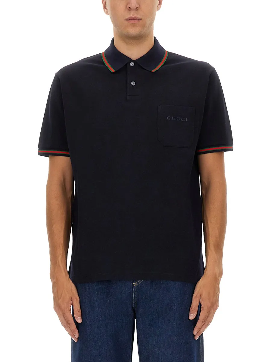 Embroidered Polo Shirt sold by Wanan Luxury