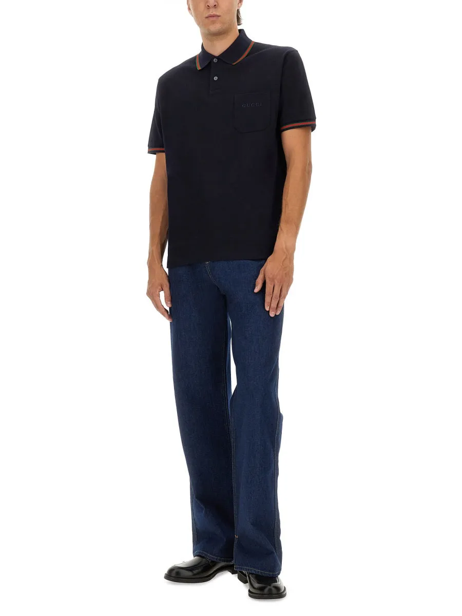 Embroidered Polo Shirt sold by Wanan Luxury product image thumbnail 2
