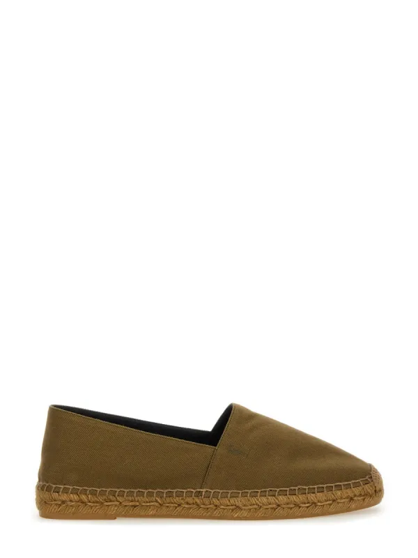 Cotton Gabardine Espadrille made by Yves Saint Laurent