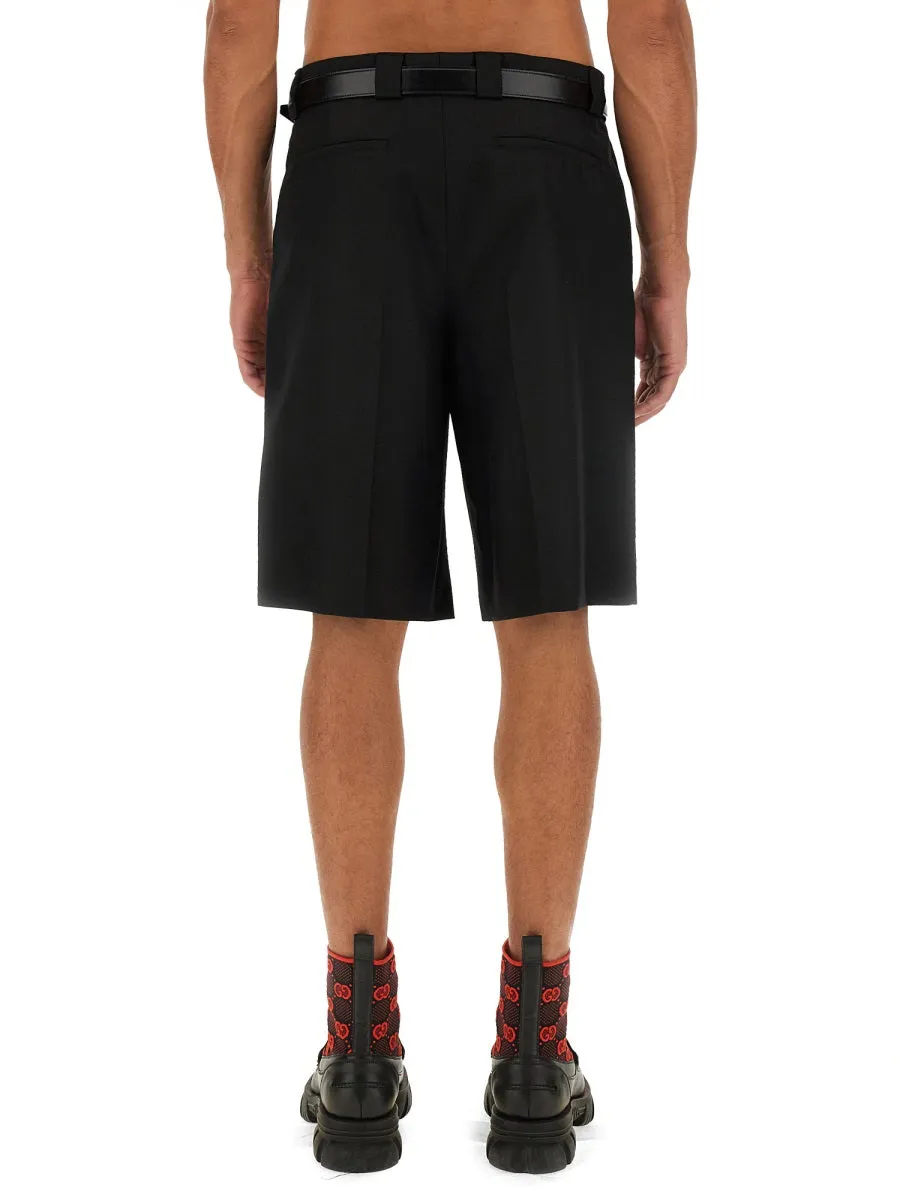 Wool Blend Twill Shorts sold by Wanan Luxury product image thumbnail 3