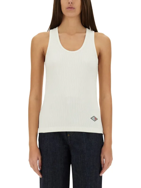 Ribbed Cotton Jersey Top made by Bottega Veneta