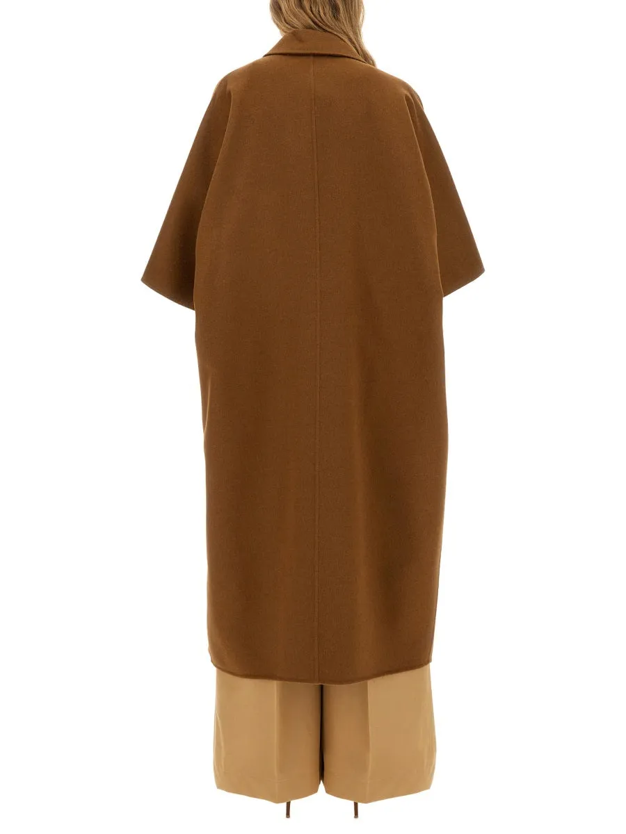 Camel Drap Cape Coat sold by Wanan Luxury product image thumbnail 3