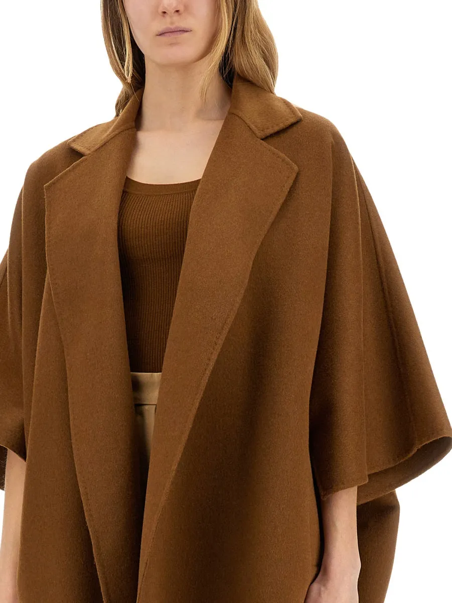 Camel Drap Cape Coat sold by Wanan Luxury product image thumbnail 4