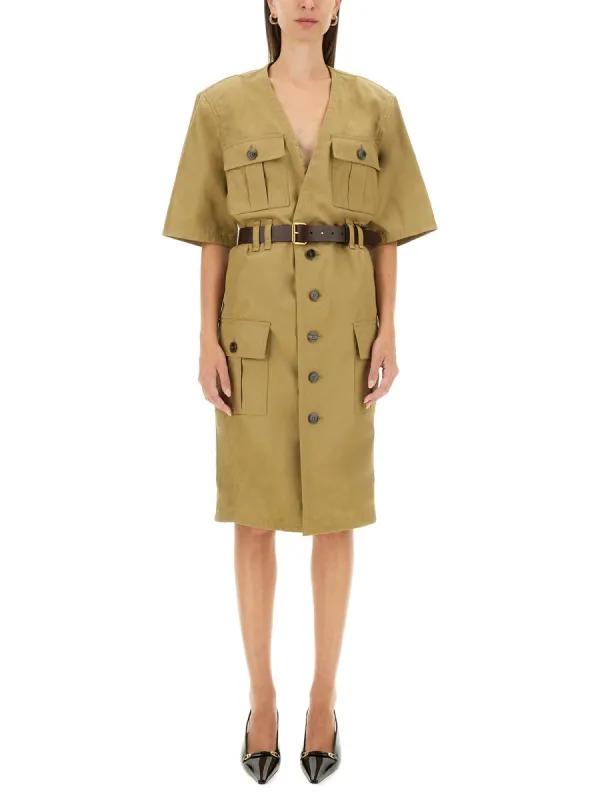 "Saharienne" Dress made by Yves Saint Laurent