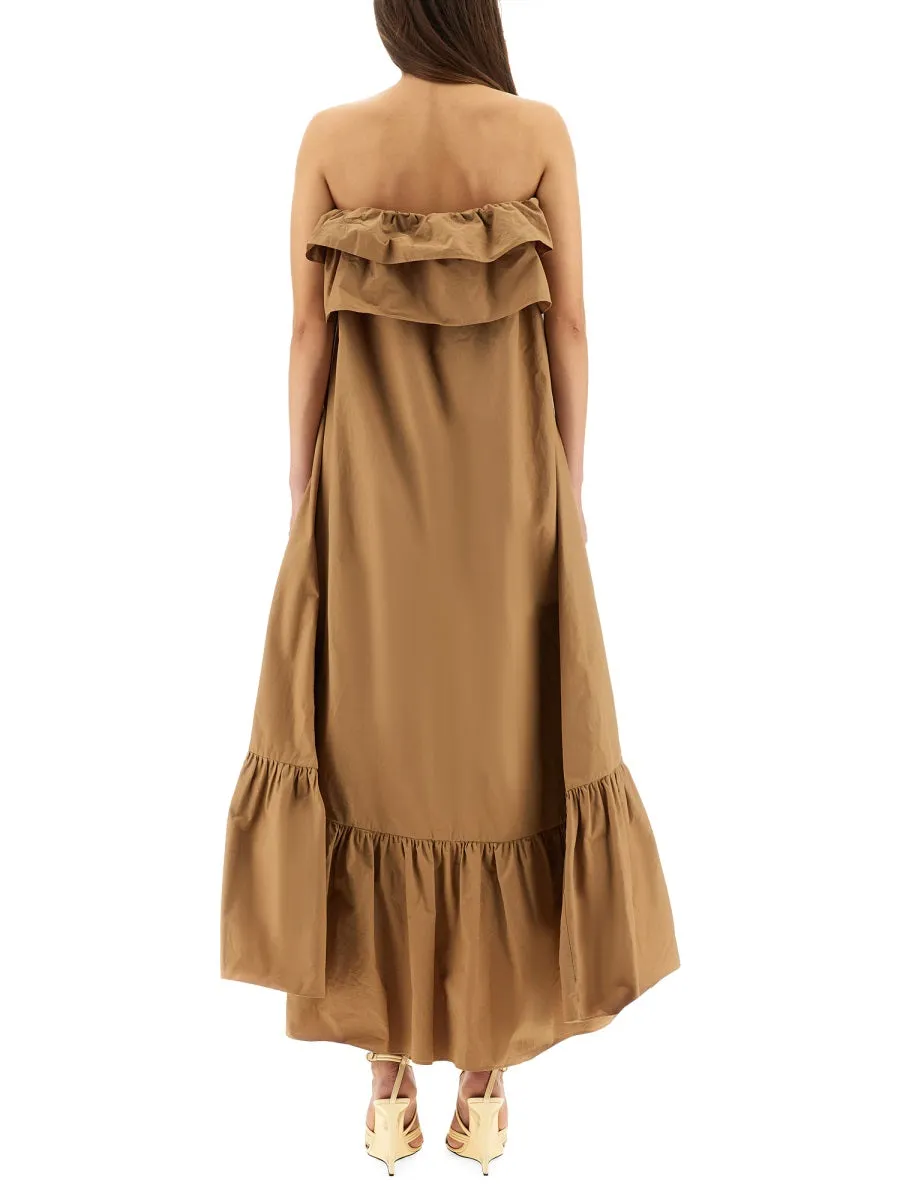 Cotton Twill Ruffle Dress sold by Wanan Luxury product image thumbnail 3