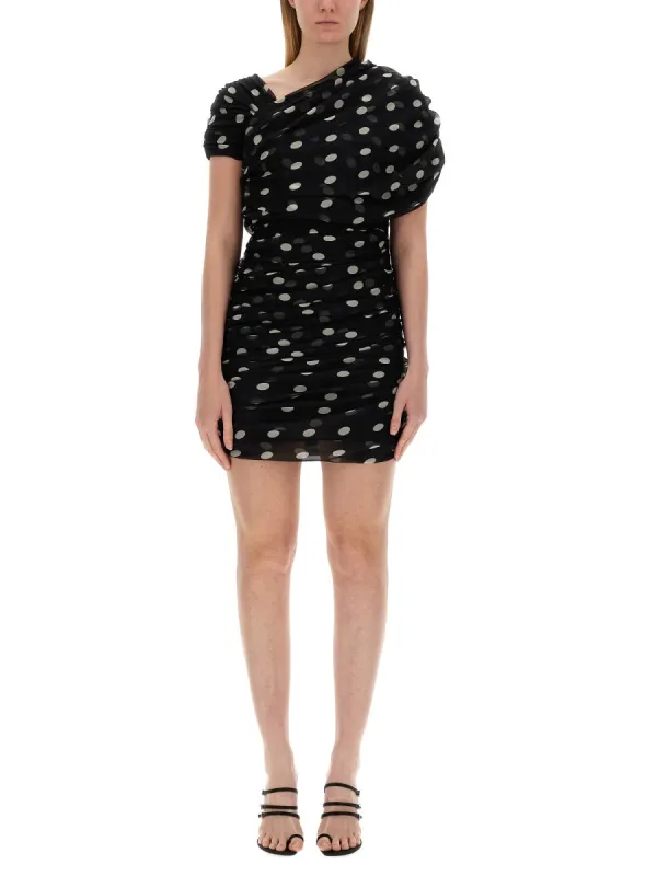 Asymmetrical Gathered Dress made by Yves Saint Laurent