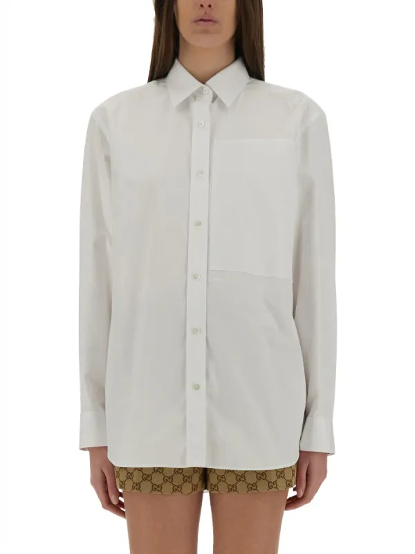Cotton Poplin Shirt made by Gucci
