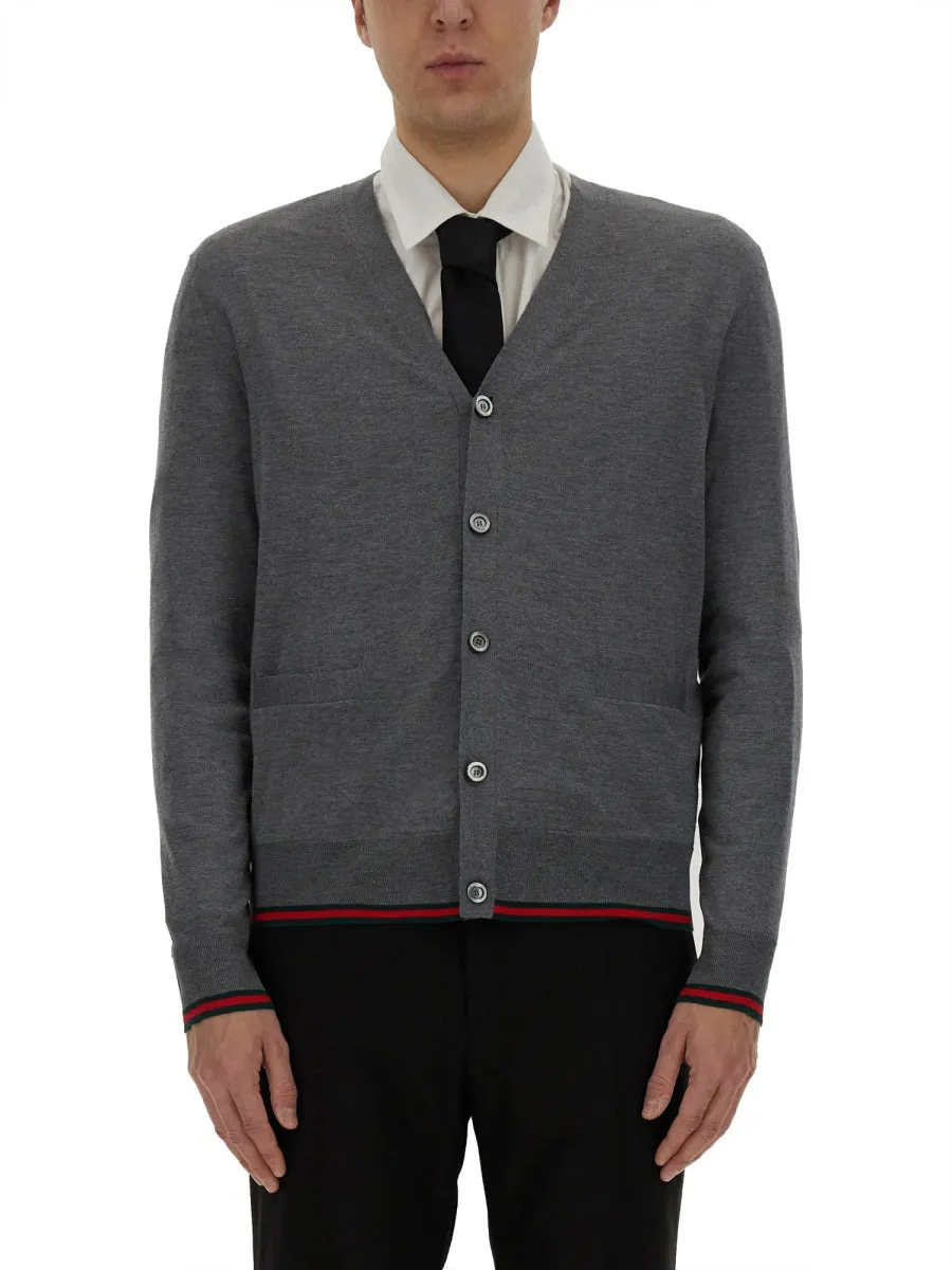 Web Pattern Cardigan sold by Wanan Luxury