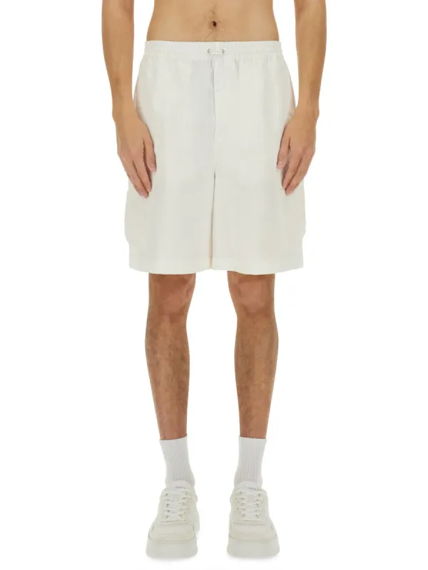 Cotton "Web" Shorts made by Gucci