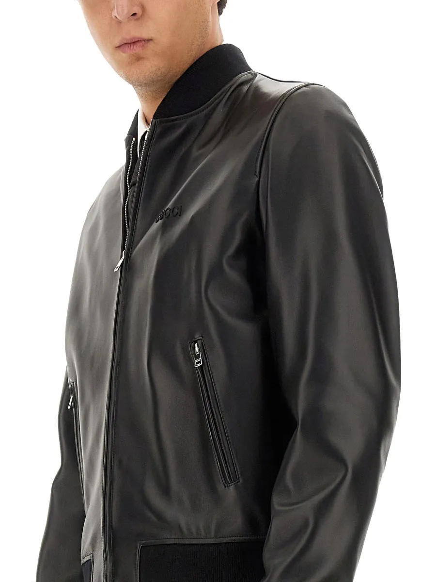 Leather Bomber Jacket sold by Wanan Luxury product image thumbnail 5