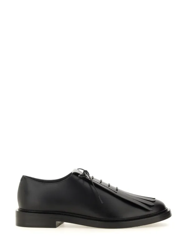 Leather Derby. made by MaxMara