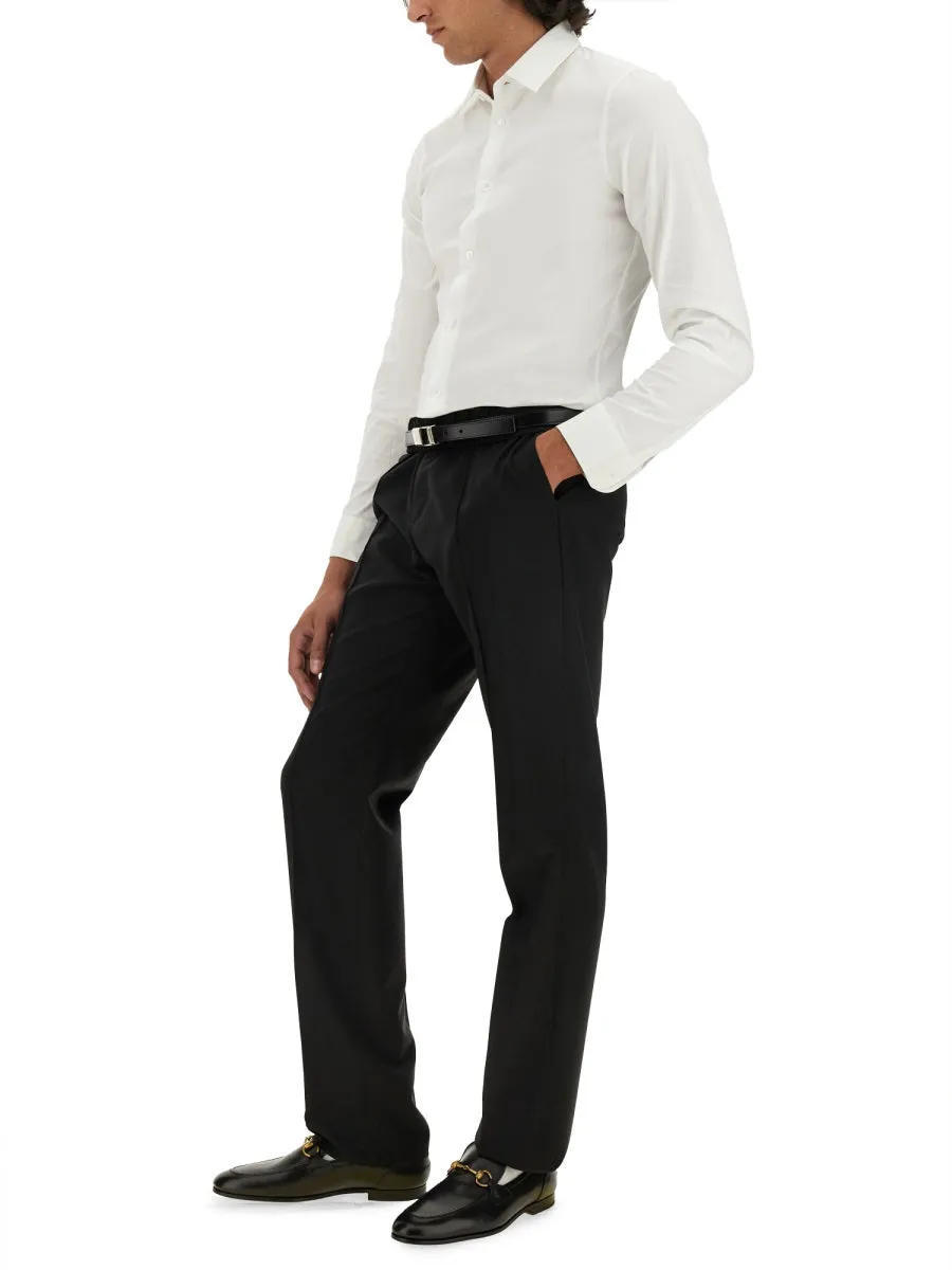 Stretch Cotton Poplin Shirt sold by Wanan Luxury product image thumbnail 2