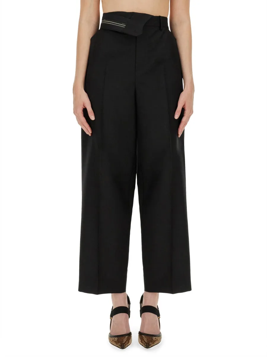 Pants With Asymmetrical Waist sold by Wanan Luxury