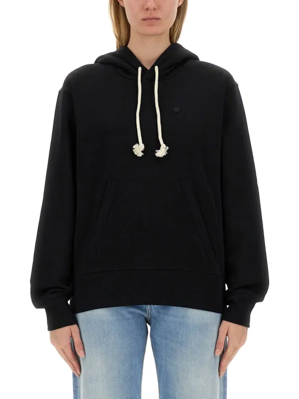 Sweatshirt With "Face" Patch made by Acne Studios
