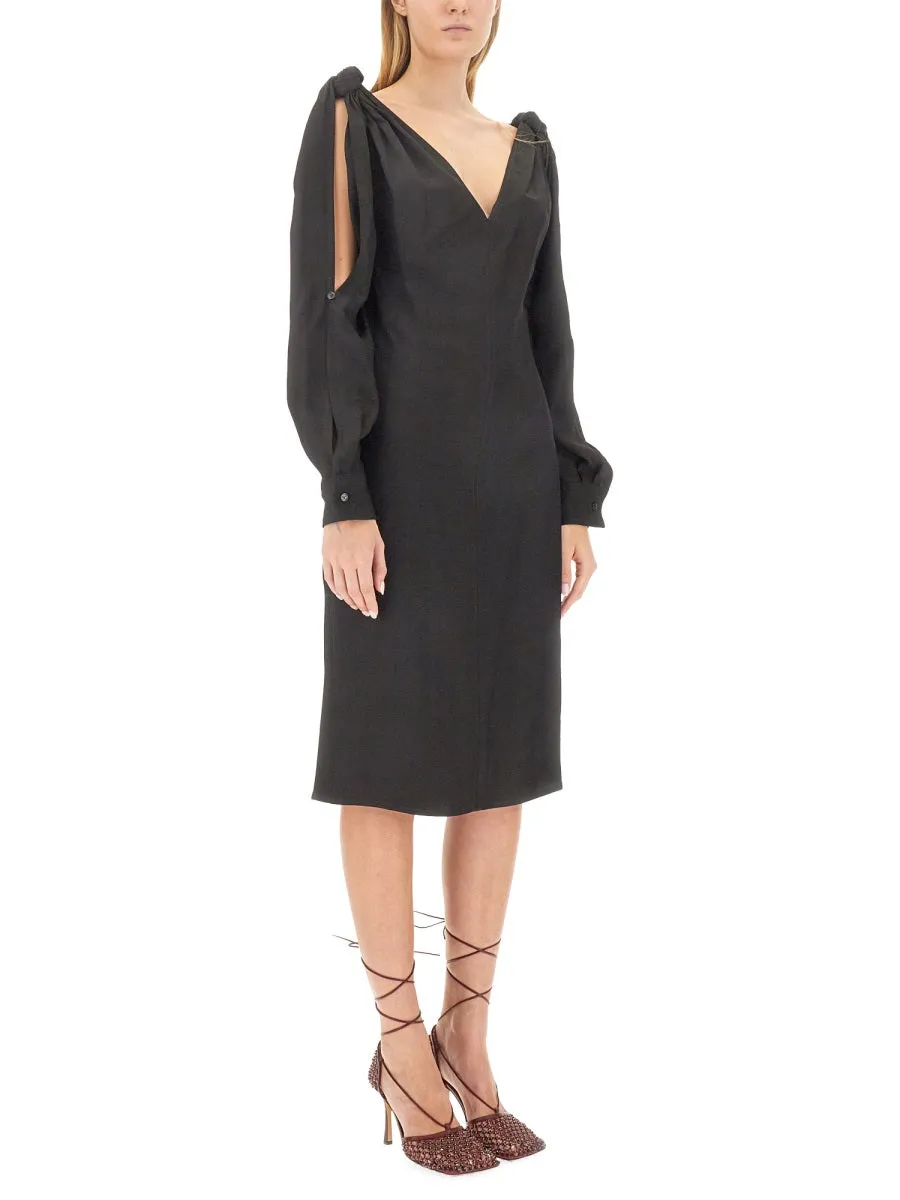 Viscose Midi Dress sold by Wanan Luxury product image thumbnail 2