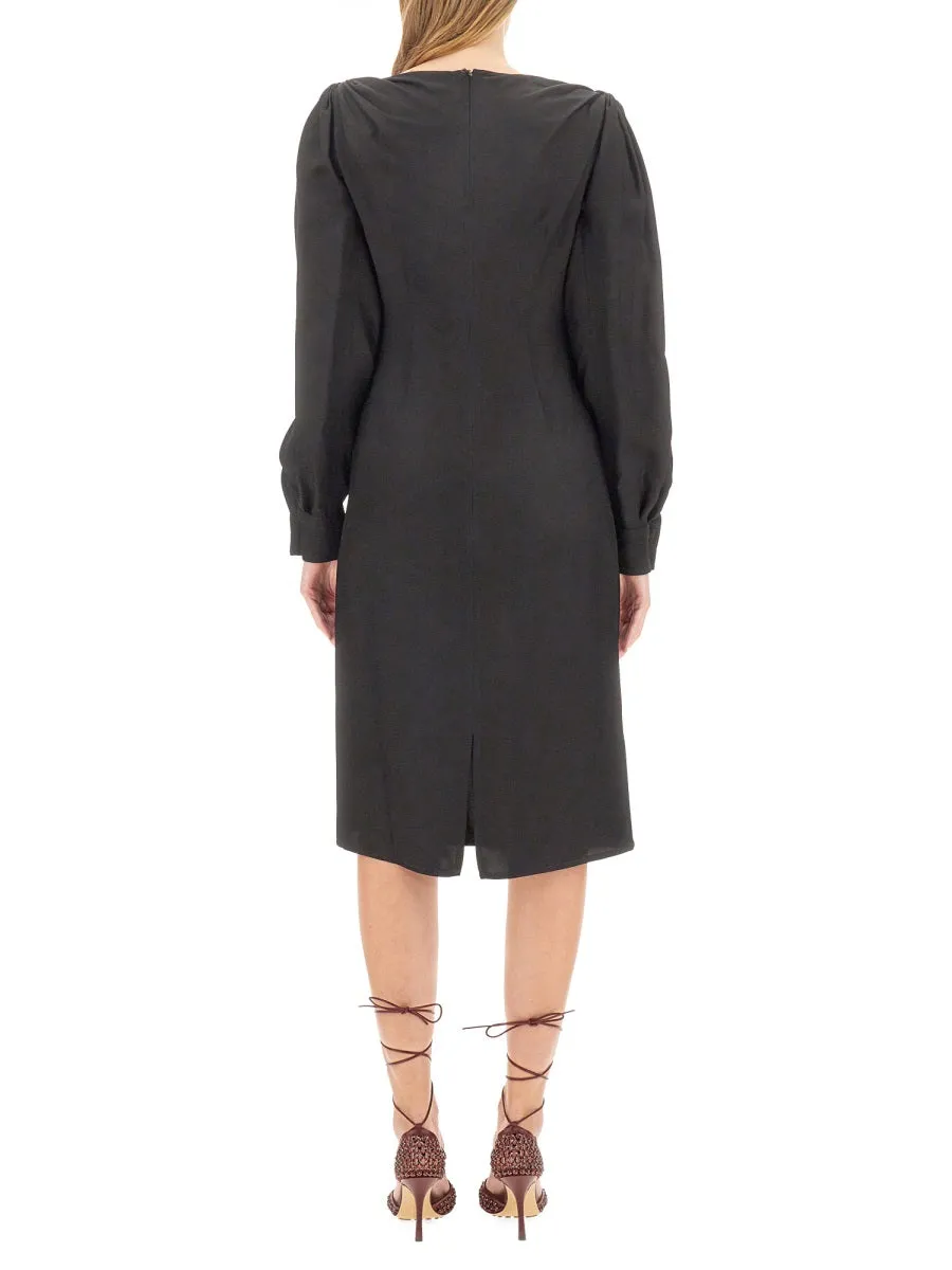 Viscose Midi Dress sold by Wanan Luxury product image thumbnail 3
