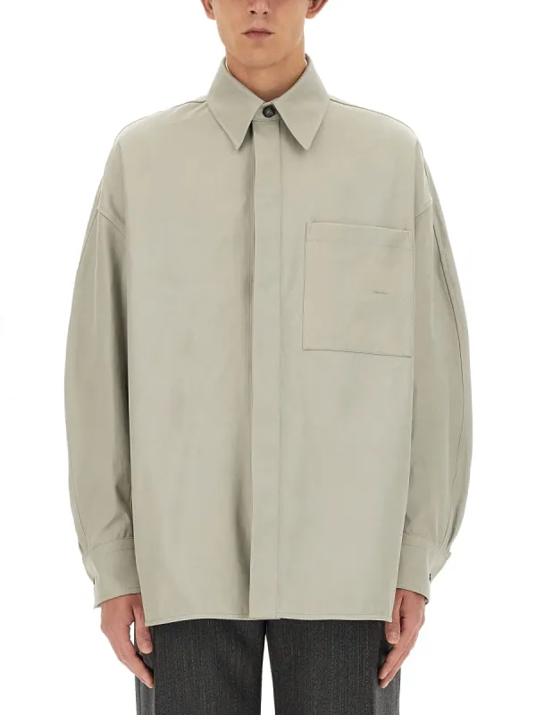 Cotton Twill Over Shirt made by Bottega Veneta