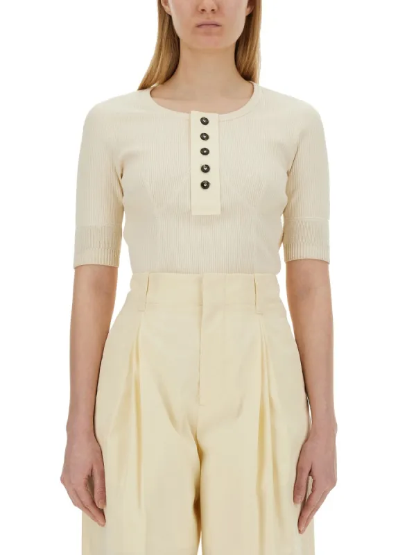 Jersey T-Shirt made by Bottega Veneta