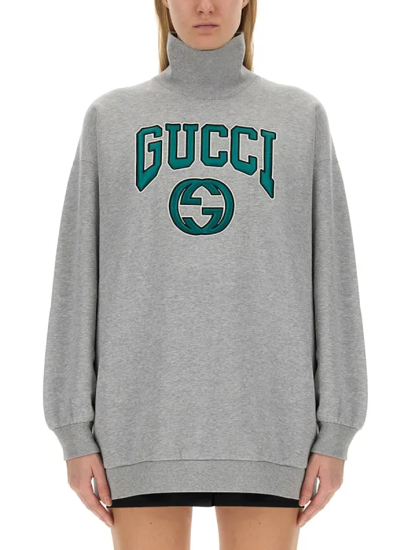 Sweatshirt With Embroidery made by Gucci
