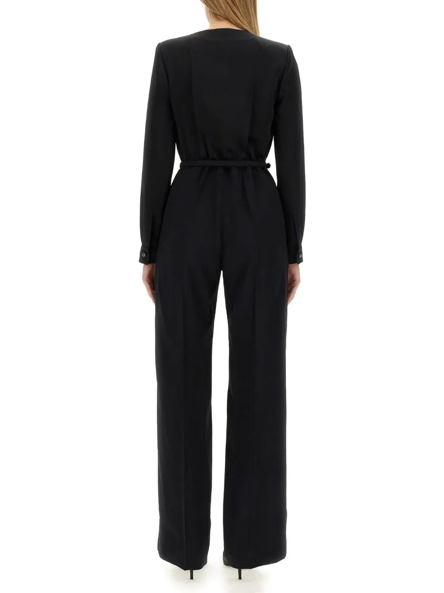 Viscose Jumpsuit With Belt sold by Wanan Luxury product image thumbnail 3