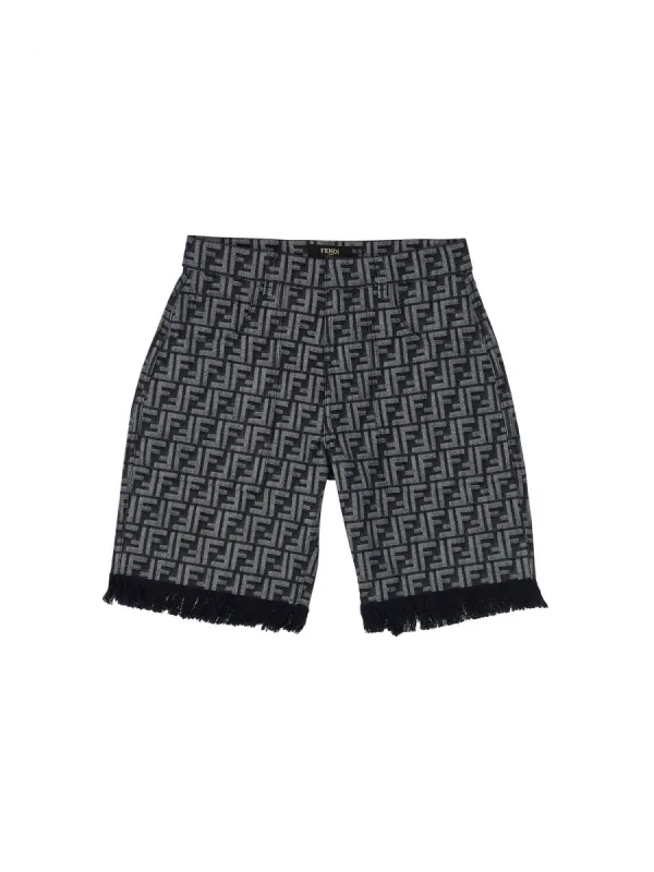 Ff Denim Bermuda Shorts made by Fendi