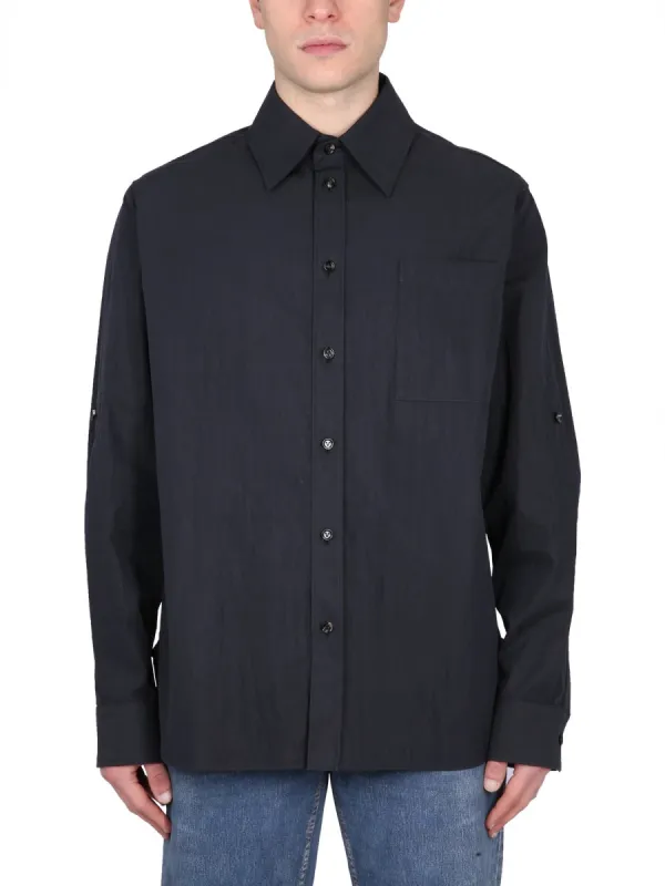 Cotton Twill Shirt made by Bottega Veneta