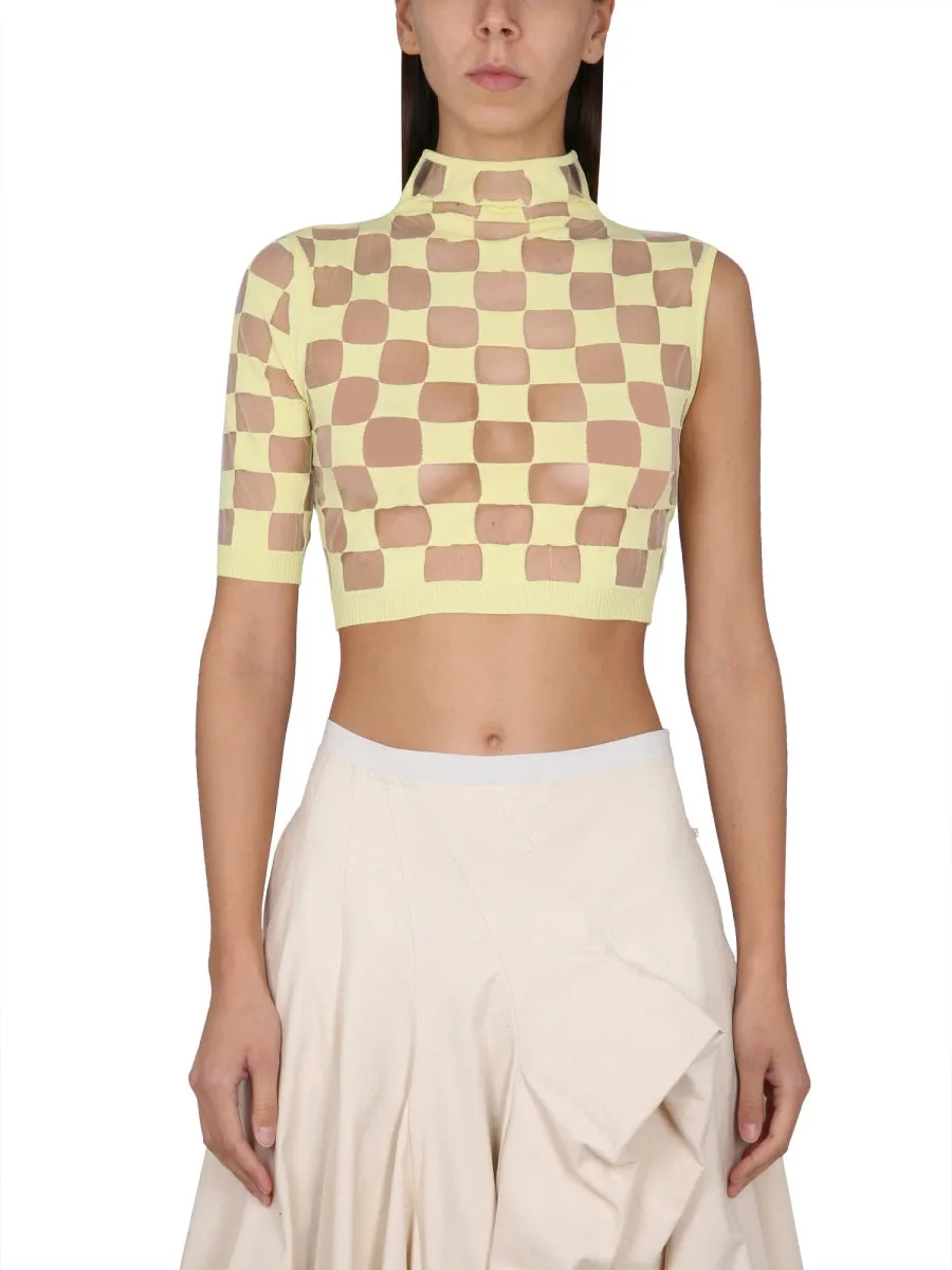 Asymmetrical Top sold by Wanan Luxury