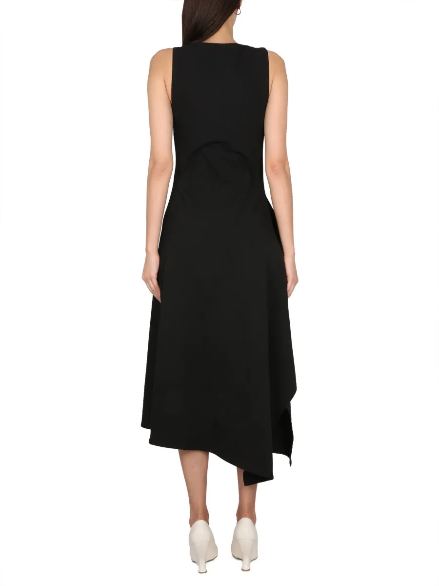 Asymmetrical Midi Dress sold by Wanan Luxury product image thumbnail 3