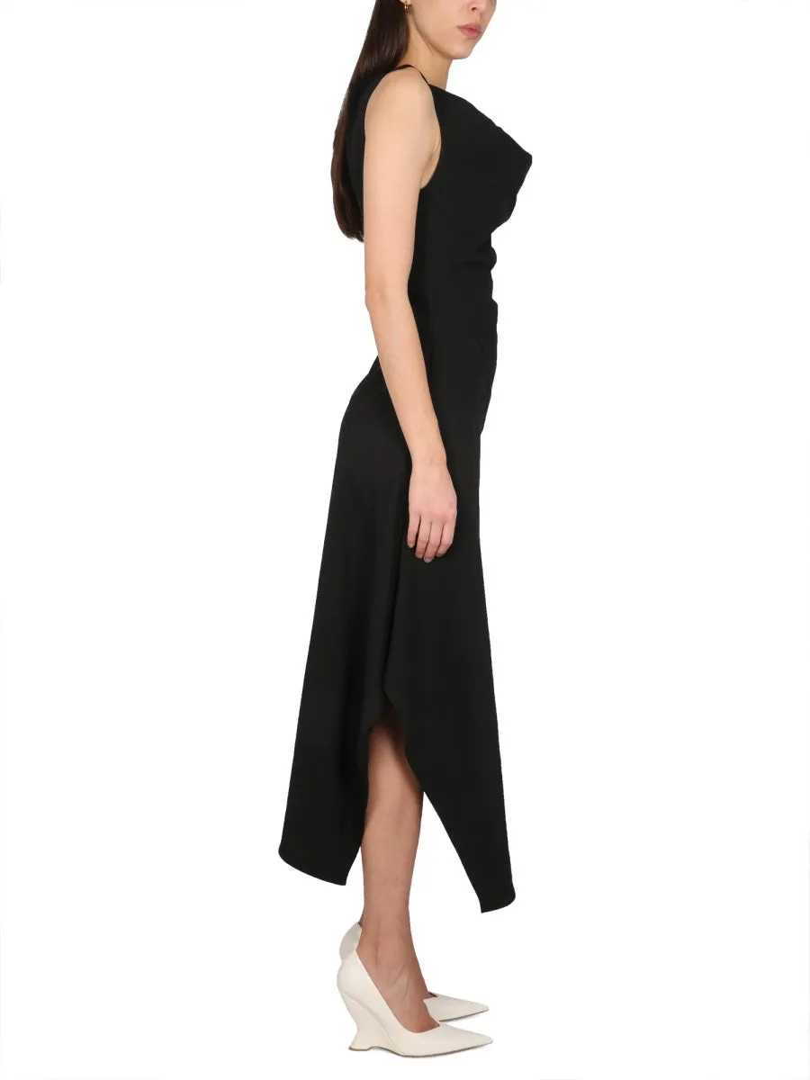 Asymmetrical Midi Dress sold by Wanan Luxury product image thumbnail 2