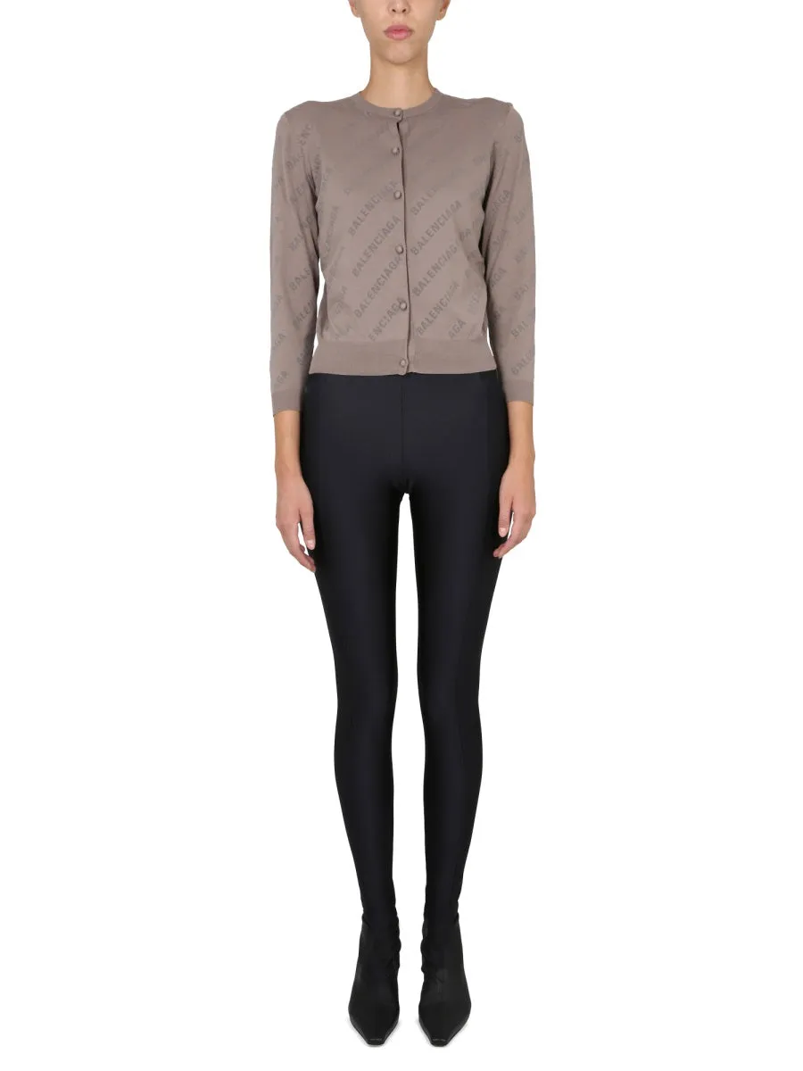 Allover Logo Cropped Cardigan sold by Wanan Luxury product image thumbnail 2