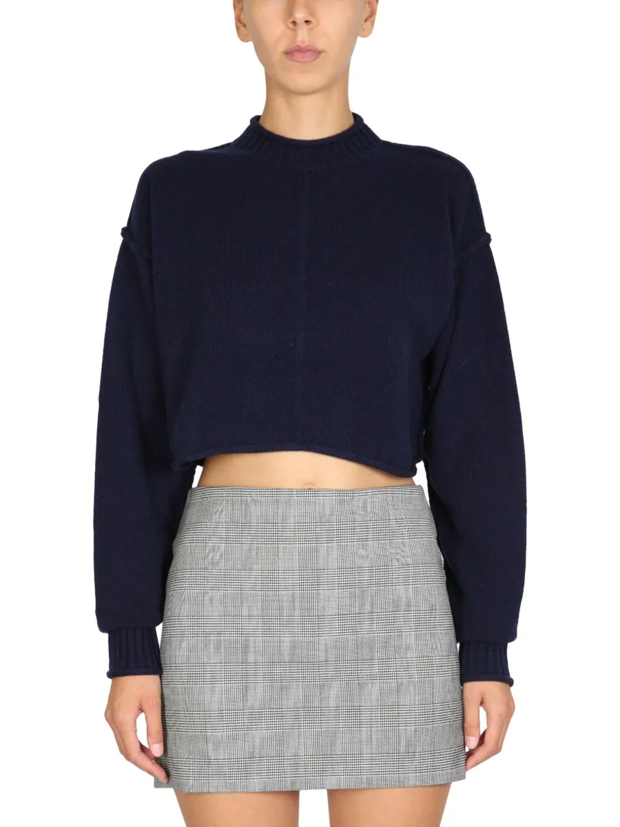 Wool And Cashmere Crew Neck Sweater sold by Wanan Luxury