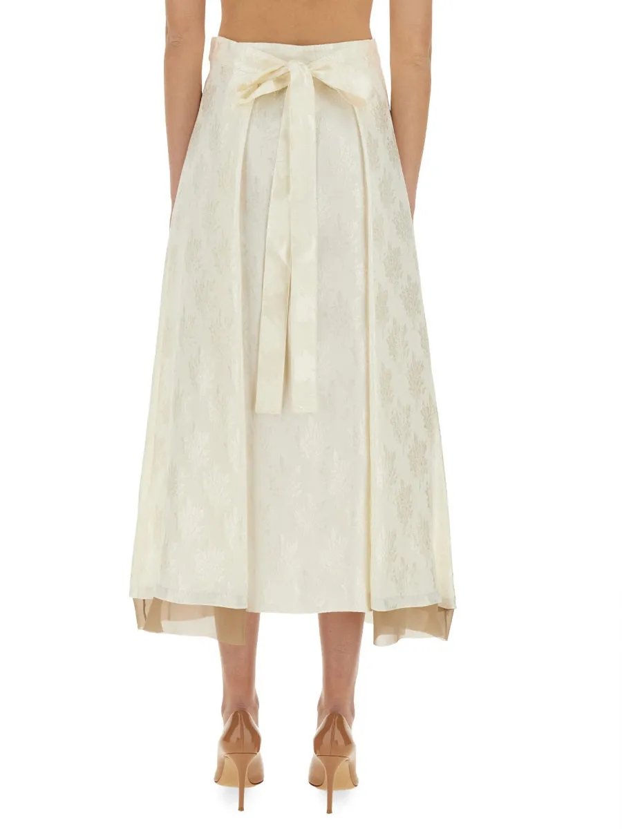 Ff Silk Skirt sold by Wanan Luxury product image thumbnail 3
