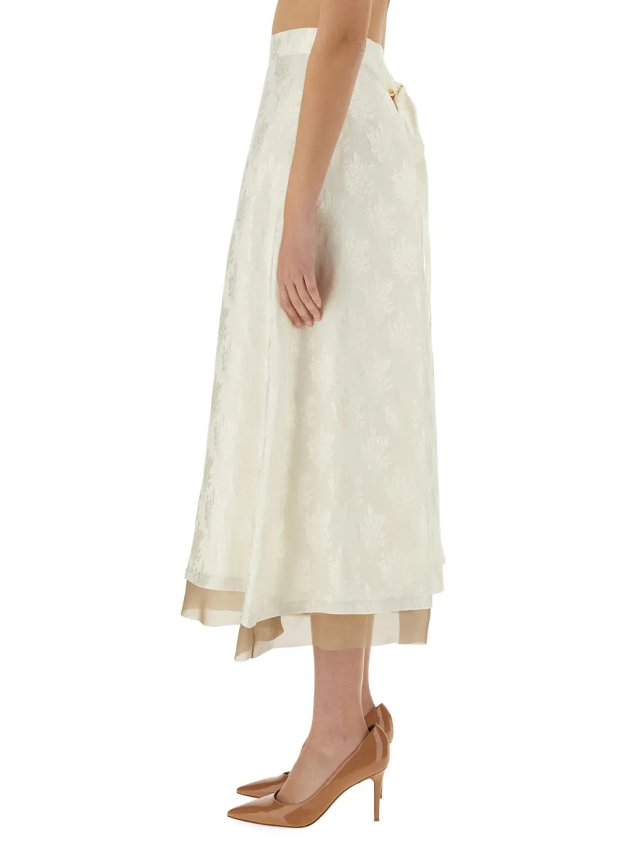 Ff Silk Skirt sold by Wanan Luxury product image thumbnail 4