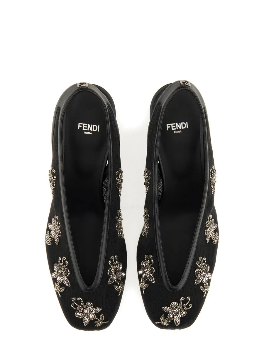 Slingback With Embroidery sold by Wanan Luxury product image thumbnail 5