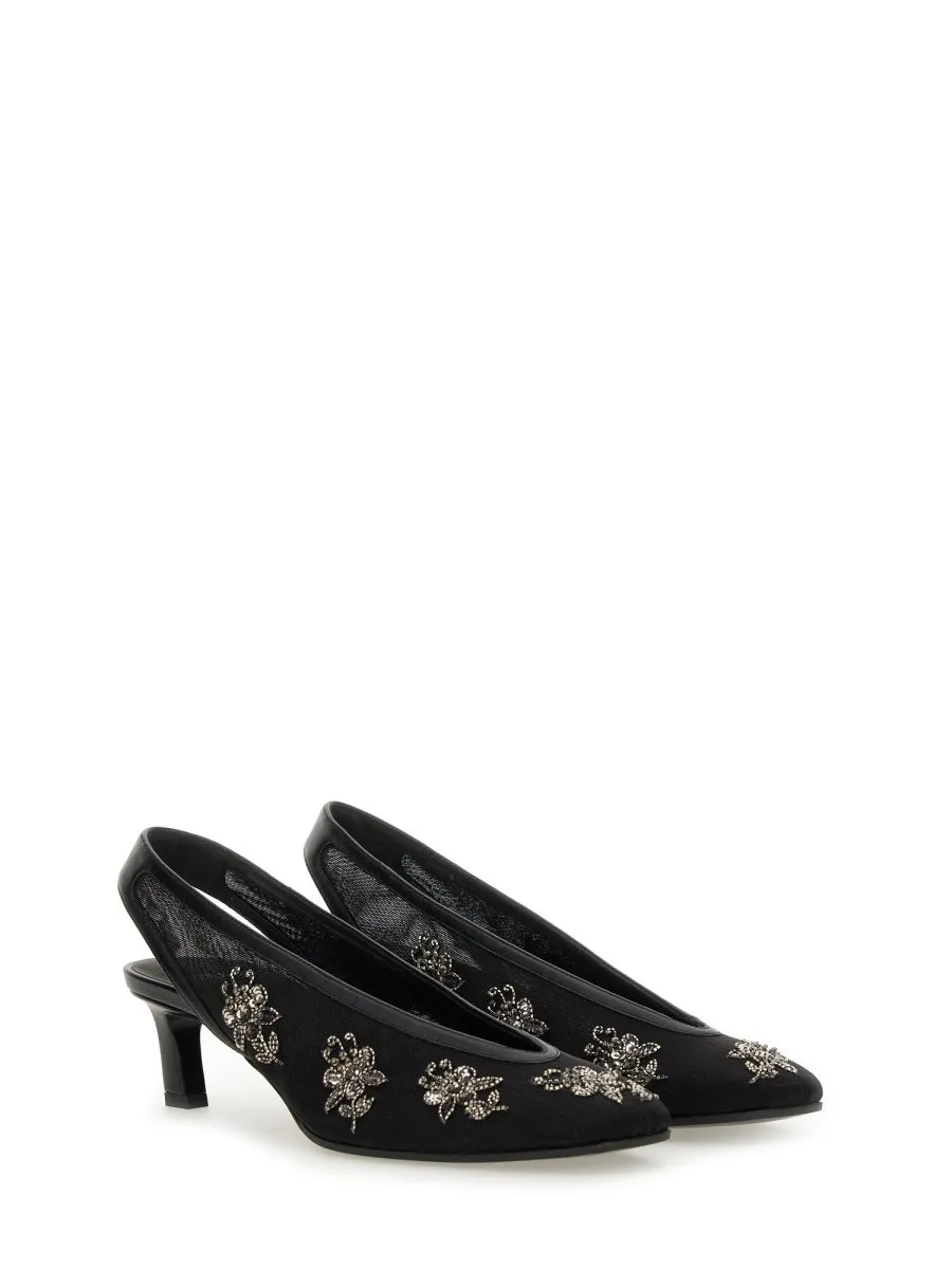 Slingback With Embroidery sold by Wanan Luxury product image thumbnail 2