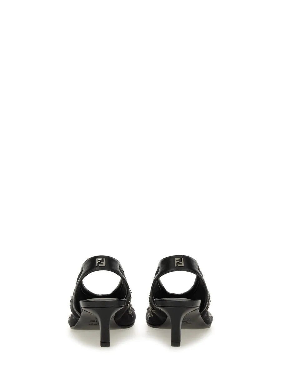 Slingback With Embroidery sold by Wanan Luxury product image thumbnail 3