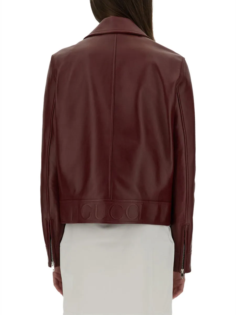 Leather Biker Jacket sold by Wanan Luxury product image thumbnail 3